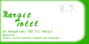 margit toltl business card